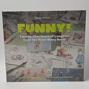 NEW Funny! Disney Pixar Twenty-Five Years of Laughter from the Pixar Story Room
